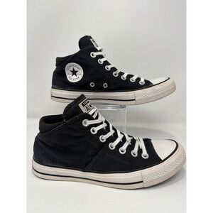 Converse Chuck Taylor All Star Mid Top Sneakers Black White Women's Size 8